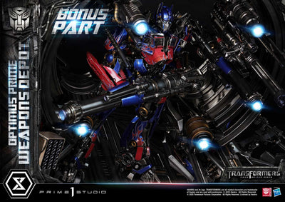 Transformers: Darkside of the Moon - Optimus Prime Weapons Depot (Bonus) Statue