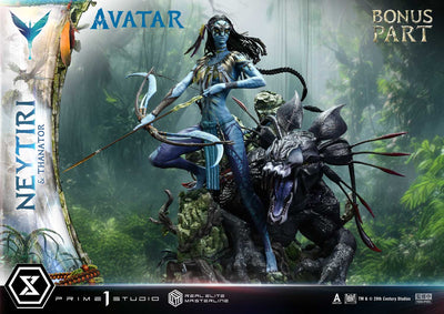 Avatar - Neytiri & Thanator (Deluxe Bonus) 1/4 Scale Statue