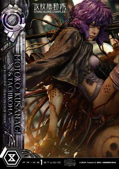 Ghost in the Shell: SAC - Motoko Kusanagi & Tachikoma by Entei Ryu (Color - Regular) 1/4 Scale Statue