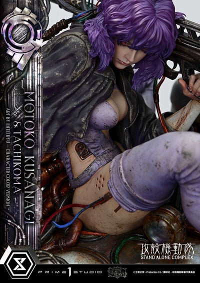 Ghost in the Shell: SAC - Motoko Kusanagi & Tachikoma by Entei Ryu (Color - Regular) 1/4 Scale Statue