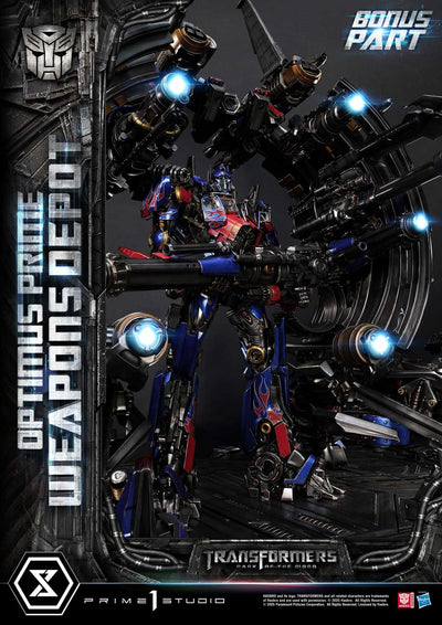 Transformers: Darkside of the Moon - Optimus Prime Weapons Depot (Bonus) Statue