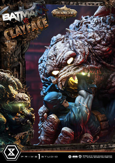 Batman vs. Clayface (Deluxe) 1/4 Scale Statue