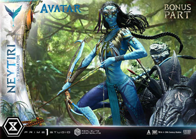 Avatar - Neytiri & Thanator (Deluxe Bonus) 1/4 Scale Statue