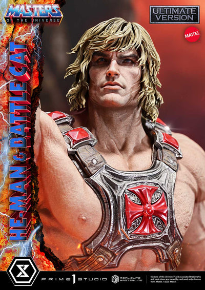 Masters Of The Universe: He-Man & Battle Cat Ultimate Bonus Version 1/4 Scale Statue