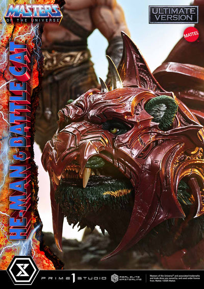 Masters Of The Universe: He-Man & Battle Cat Ultimate Bonus Version 1/4 Scale Statue
