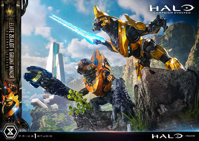 Halo: Campaign Evolved - Elite Zealot & Grunt Minor: Covenant Assault (Regular) 1/4 Scale Statue