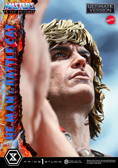 Masters Of The Universe: He-Man & Battle Cat Ultimate Bonus Version 1/4 Scale Statue