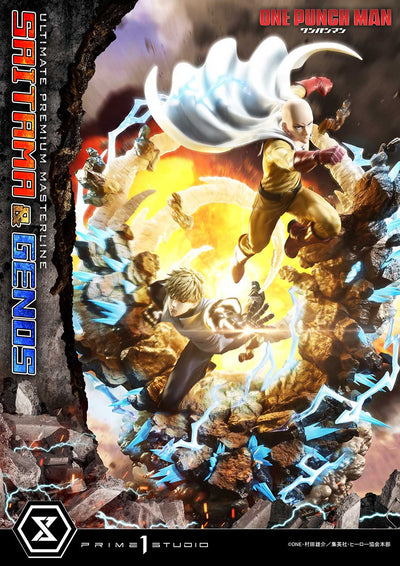 One Punch Man - Saitama & Genos (Deluxe Bonus) 1/4 Scale Statue
