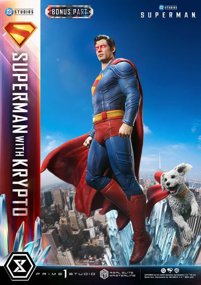 Superman (2025) - Superman with Krypto (Bonus) 1/3 Scale Statue