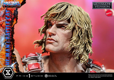 Masters Of The Universe: He-Man & Battle Cat Ultimate Bonus Version 1/4 Scale Statue