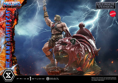 Masters Of The Universe: He-Man & Battle Cat Ultimate Bonus Version 1/4 Scale Statue