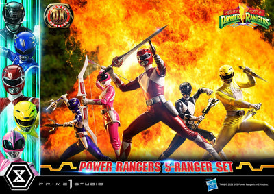Mighty Morphin Power Rangers (Deluxe) 5-Ranger 1/4 Scale Statue Set