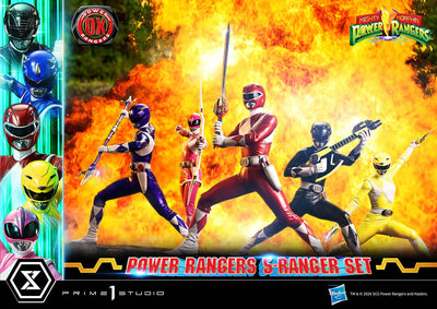 Mighty Morphin Power Rangers (Deluxe) 5-Ranger 1/4 Scale Statue Set
