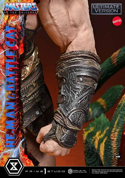 Masters Of The Universe: He-Man & Battle Cat Ultimate Bonus Version 1/4 Scale Statue