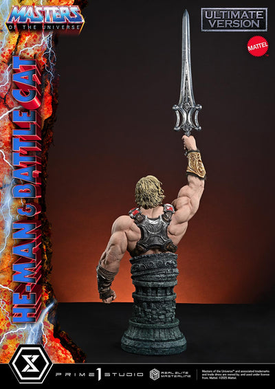 Masters Of The Universe: He-Man & Battle Cat Ultimate Bonus Version 1/4 Scale Statue