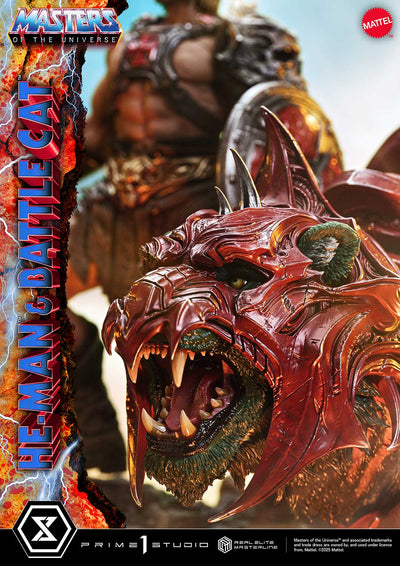 Masters Of The Universe: He-Man & Battle Cat Ultimate Bonus Version 1/4 Scale Statue