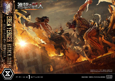 Attack on Titan - Eren Yeager & Reiner Braun (Bonus) Statue Set