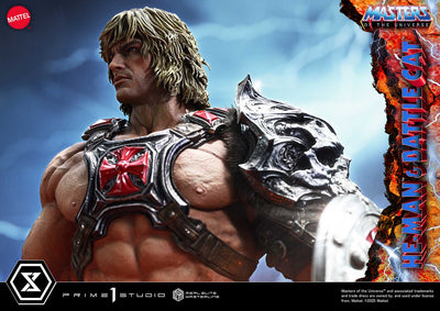 Masters Of The Universe: He-Man & Battle Cat Ultimate Bonus Version 1/4 Scale Statue
