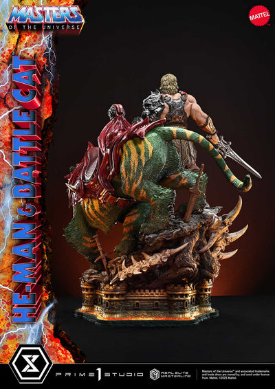 Masters Of The Universe: He-Man & Battle Cat Ultimate Bonus Version 1/4 Scale Statue