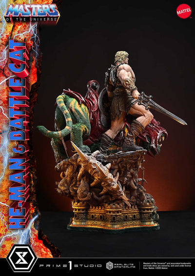 Masters Of The Universe: He-Man & Battle Cat Ultimate Bonus Version 1/4 Scale Statue