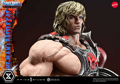 Masters Of The Universe: He-Man & Battle Cat Ultimate Bonus Version 1/4 Scale Statue