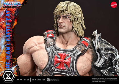 Masters Of The Universe: He-Man & Battle Cat Ultimate Bonus Version 1/4 Scale Statue