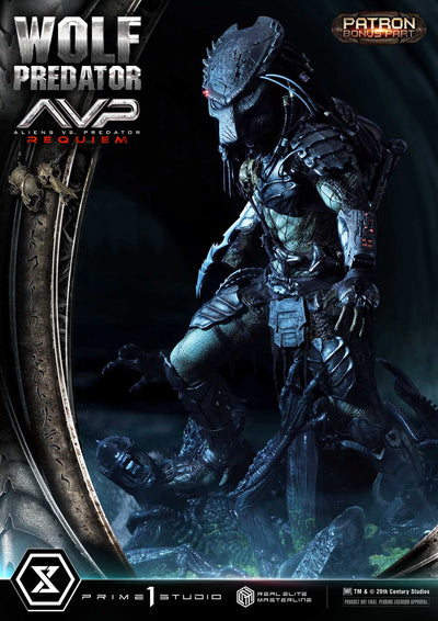 Aliens vs. Predator: Requiem - Wolf Predator (DX BONUS) 1/3 Scale Statue