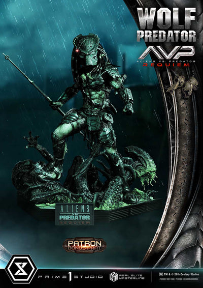 Aliens vs. Predator: Requiem - Wolf Predator (DX BONUS) 1/3 Scale Statue