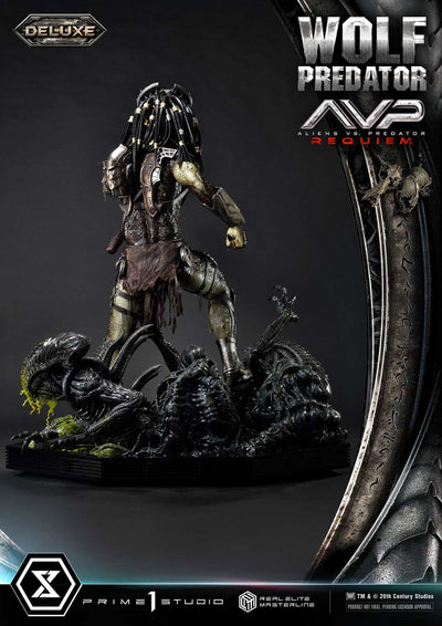 Aliens vs. Predator: Requiem - Wolf Predator (DX BONUS) 1/3 Scale Statue