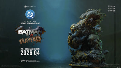 Batman vs. Clayface 1/4 Scale Statue