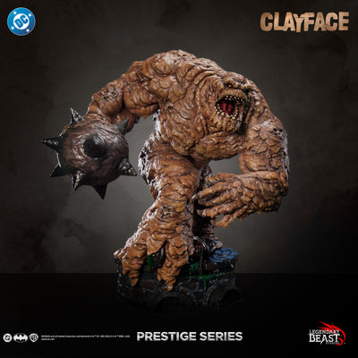 Clayface Prestige Series statue — alternate modern portrait full view