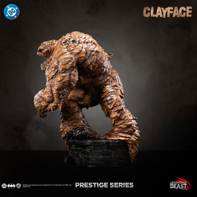 Clayface Prestige Series statue — side view