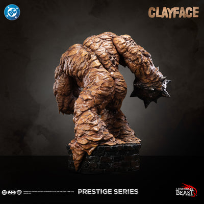 Clayface Prestige Series statue — rear view