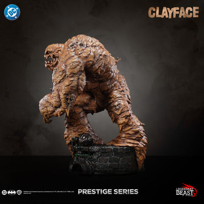 Clayface Prestige Series statue — alternate side view