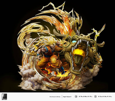 SSJ3 Goku Dragon Fist S Statue