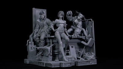 Cyberpunk: Edgerunners - Rebecca Statue