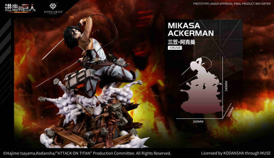 Attack on Titan - Mikasa Ackerman 1/6 Scale Statue by Zodiakos Studio