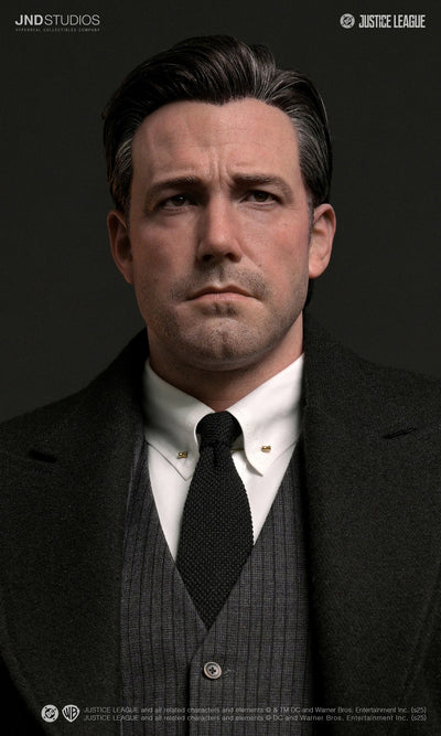 Justice League (2017) - Batman & Bruce Wayne 1/3 Scale Statue Set