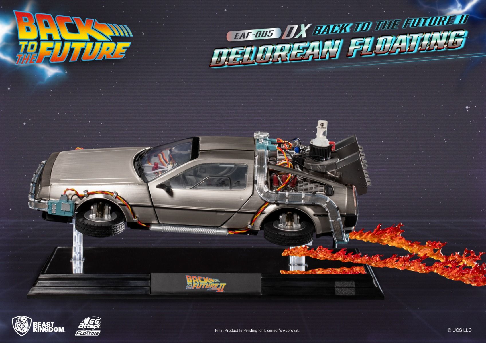 Back to the Future Part II - Egg Attack Floating - Floating DeLorean (DX Version)