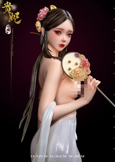Noble Princess Looking Back (White Version) 1/4 Scale Statue