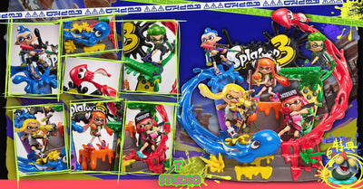 Splatoon Family Statue