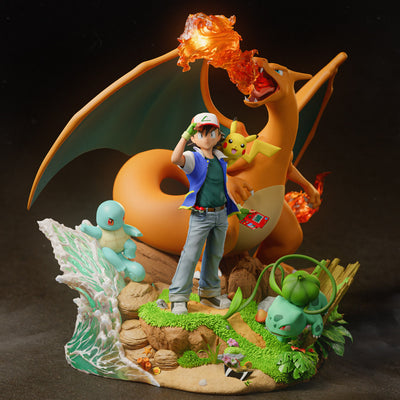 Pokémon - Ash (Diorama) Statue by Black Swan Collectibles