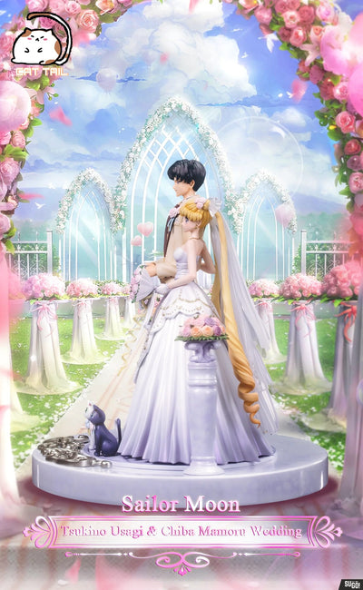 Sailor Moon - Tsukino Usagi & Chiba Mamoru Wedding 1/6 Scale Statue by Cats Tail Studio