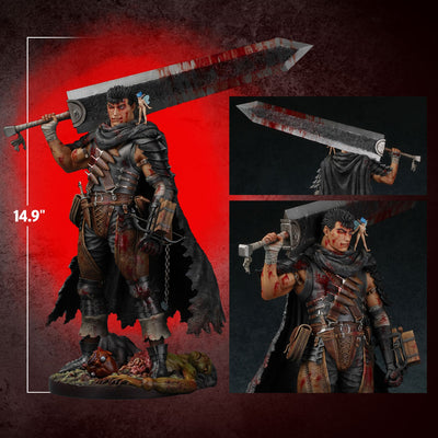 Berserk - Guts the Black Swordsman Lost Children Arc (Redecoration Ver.) 1/6 Scale Statue