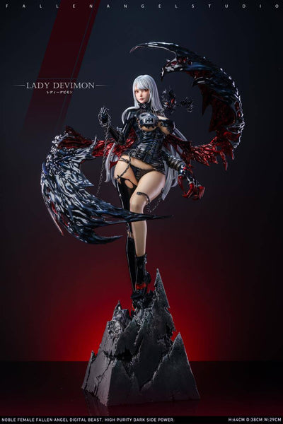 Angemon and LadyDevimon 1/4 Scale Statue Set