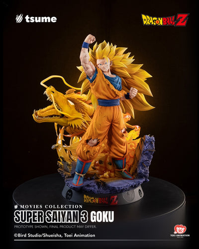 Dragon Ball Z - Super Saiyan 3 Goku Movies Collection 1/4 Scale Statue