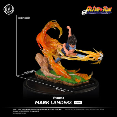 Captain Tsubasa - Kojiro Hyuga (Mark Landers) Ikigai 1/6 Scale Statue