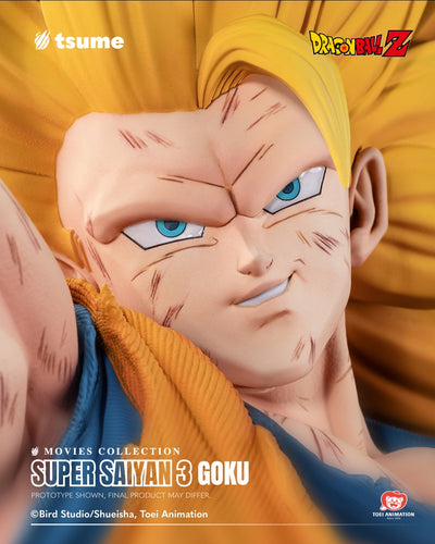 Dragon Ball Z - Super Saiyan 3 Goku Movies Collection 1/4 Scale Statue