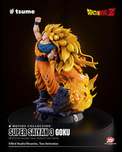 Dragon Ball Z - Super Saiyan 3 Goku Movies Collection 1/4 Scale Statue