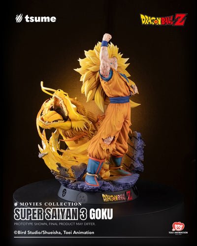 Dragon Ball Z - Super Saiyan 3 Goku Movies Collection 1/4 Scale Statue